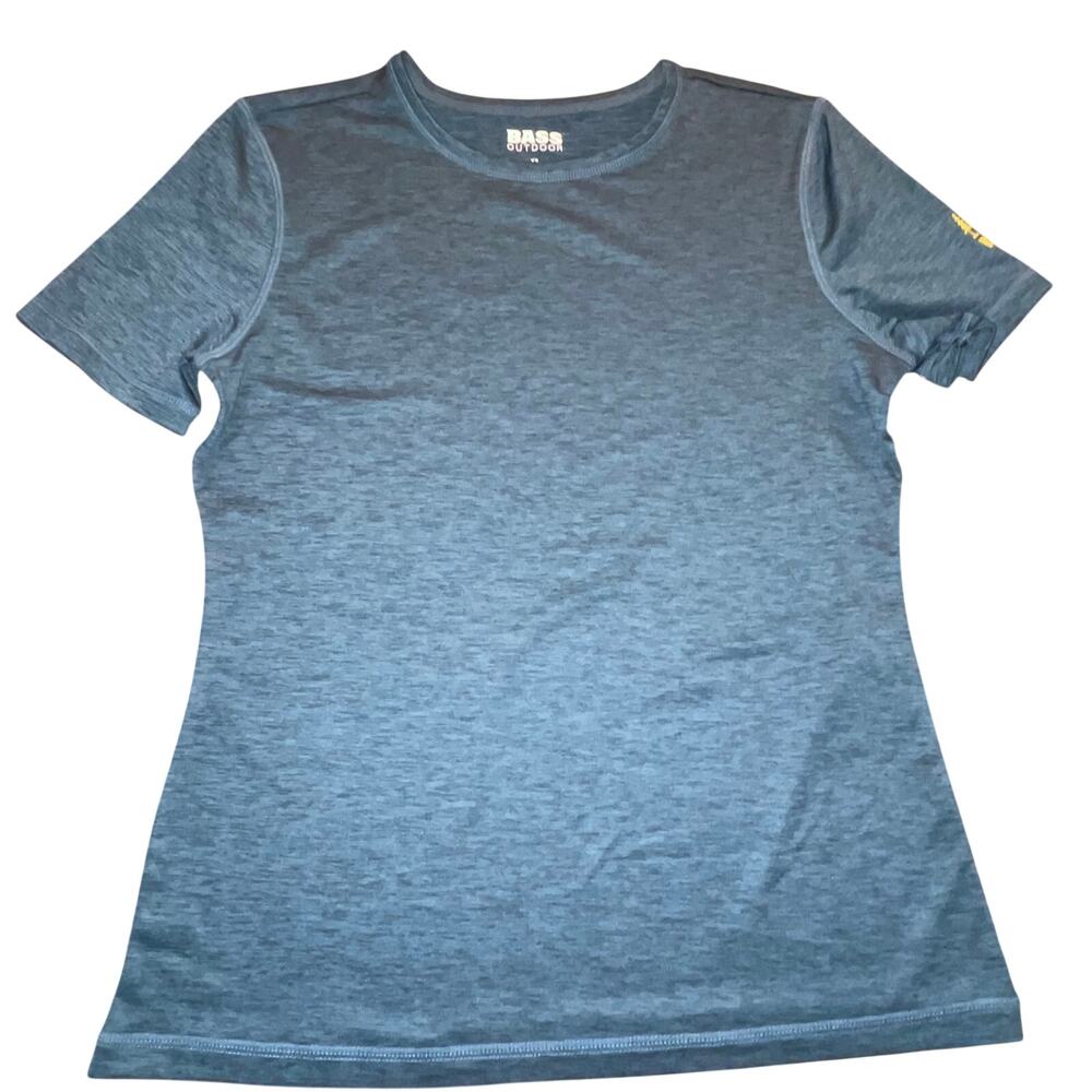 Bass Outdoor Women's Cross Performance Baselayer T-Shirt, blue XS